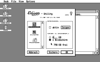 Edison Utility atari screenshot